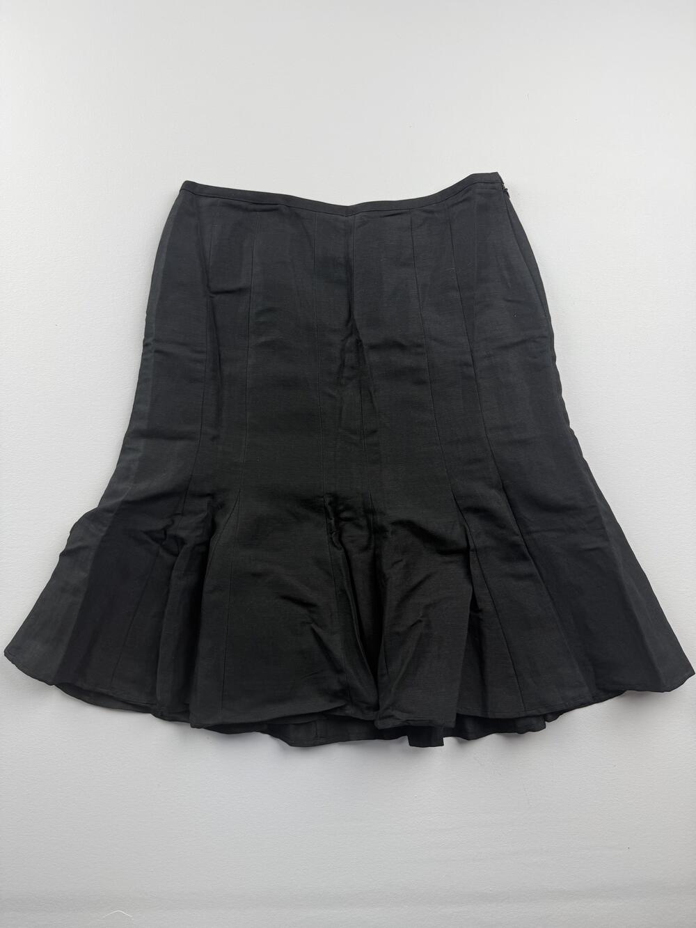 Ann Taylor LOFT Skirt Womens 6 Black Trumpet Lined Knee Length Workwear Office